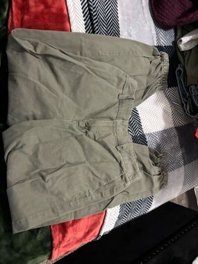 Forever 21 Womens Olive Chino Jogger Pants